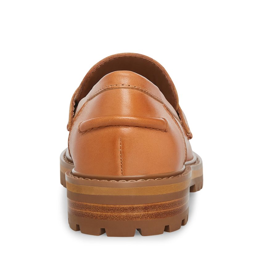 Loafers Steve Madden Minka Cuero Mujer Marrones | ES EQ4189